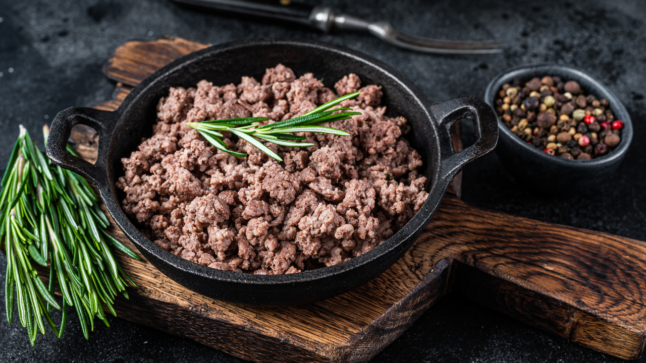 3. Lean ground beef combines protein and iron