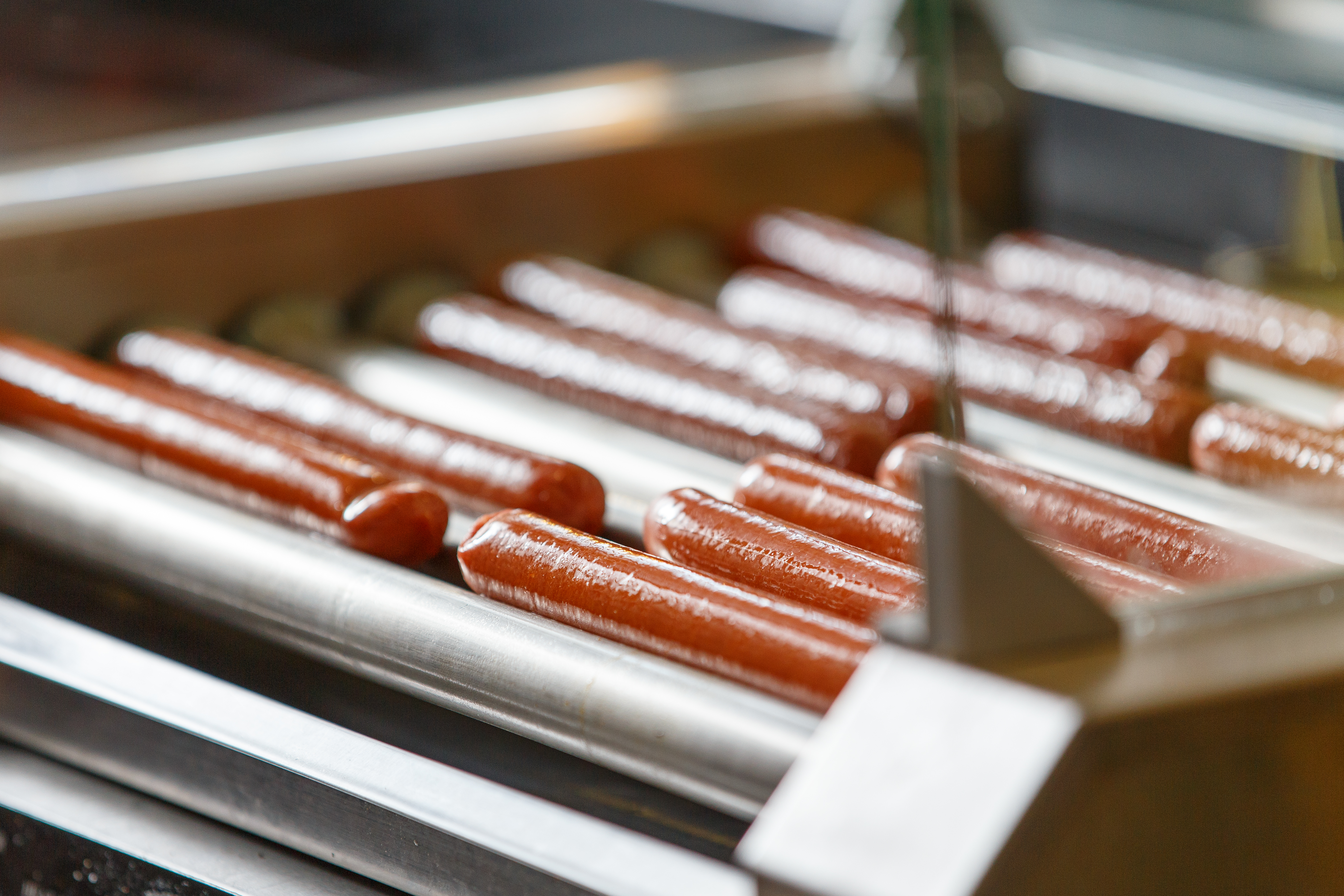 2. Roller Grill Hot Dogs
