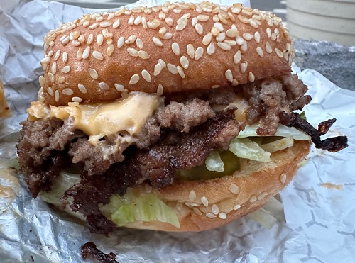 7. Bacon Cheeseburgers