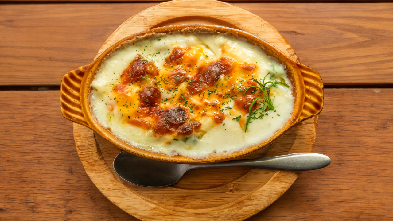9. Chicken and potato gratin with brown butter flavor