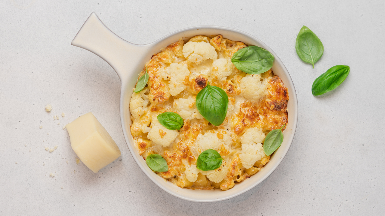 6. Cauliflower gratin with rich cream sauce