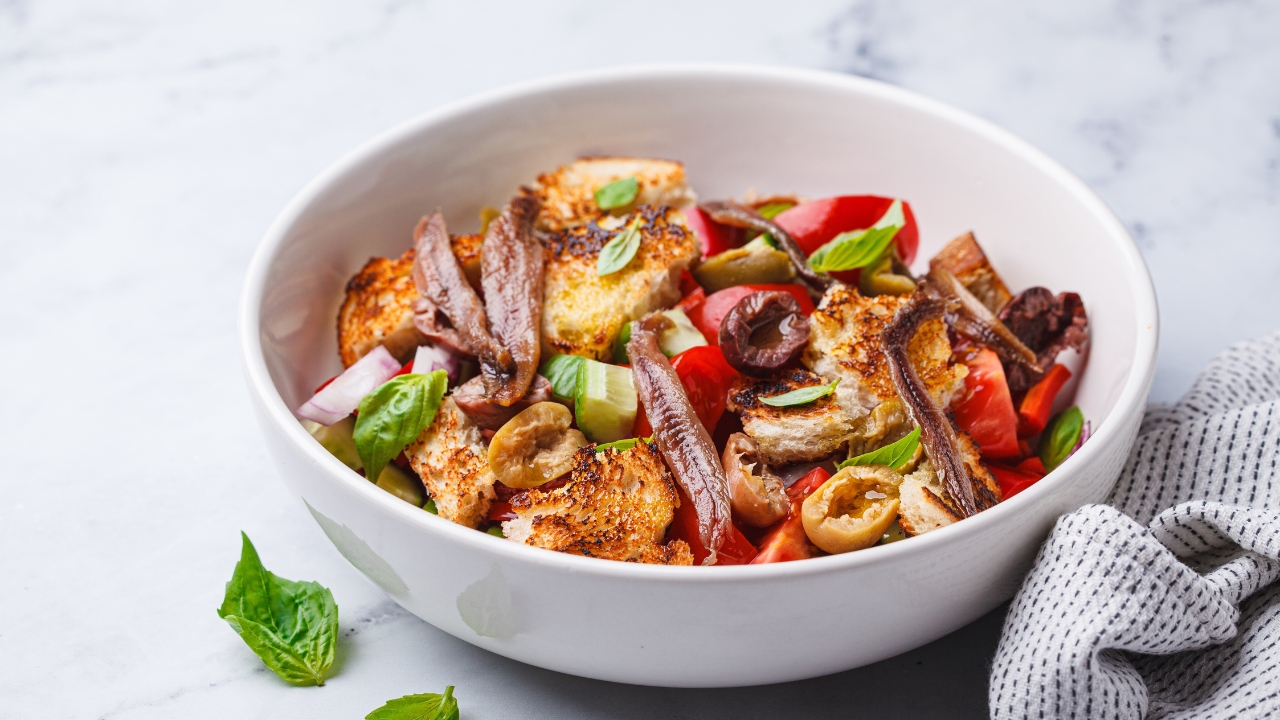 13. Panzanella salad