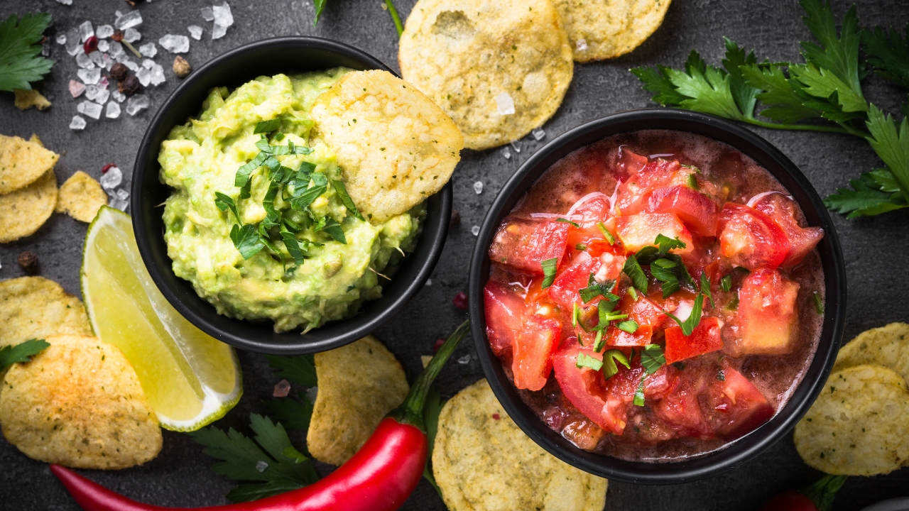 3. Tomato and avocado salsa
