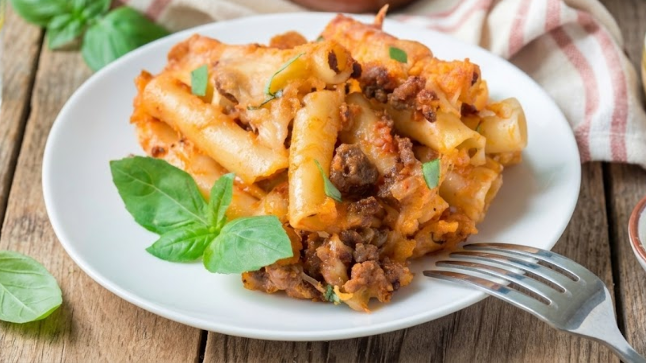 14. Baked ziti