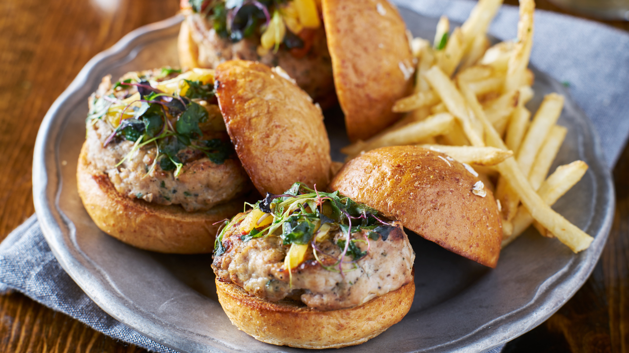 11. Maple bacon turkey sliders