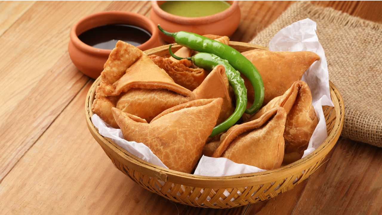1. Crispy baked potato samosas