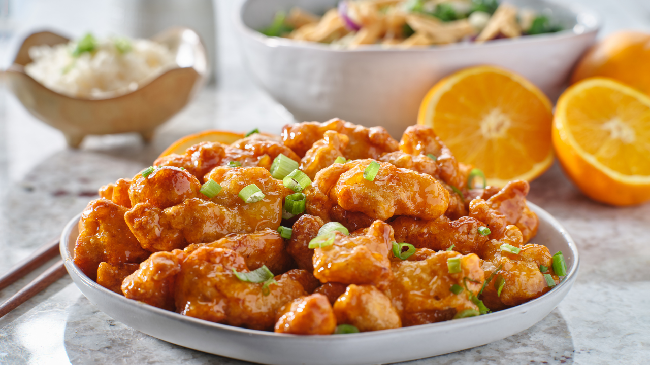 15. Orange Chicken