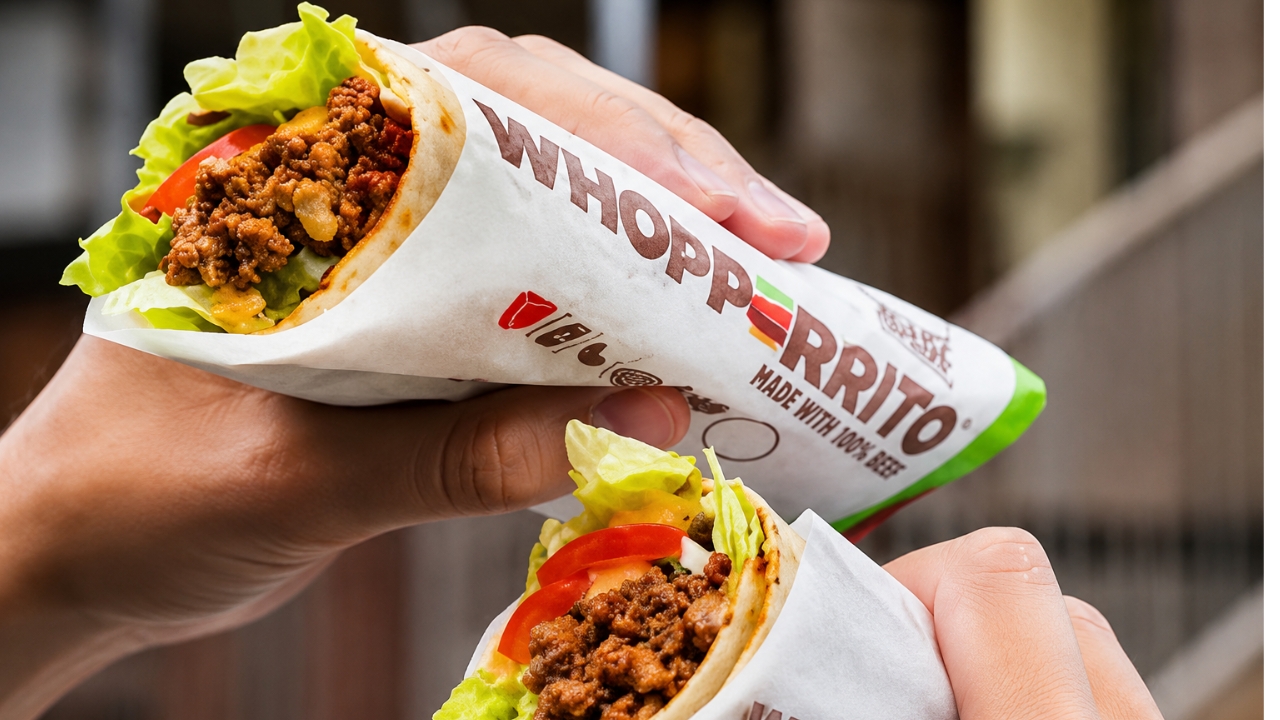 1. Whopperrito — burger-inspired burrito experiment