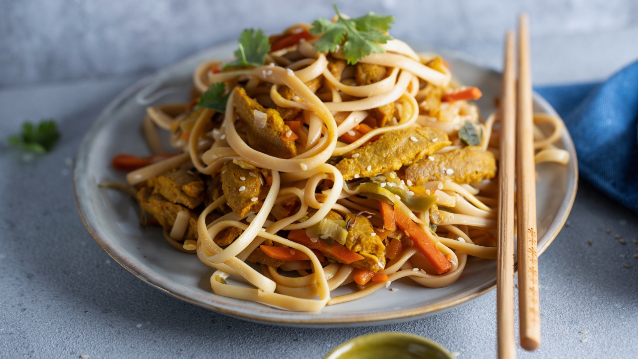 1. Easy chicken and noodles