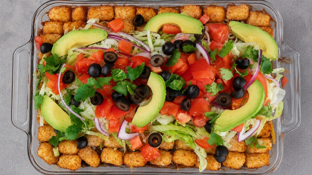 13. Taco tater tot casserole