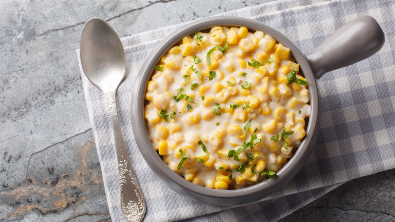 10. Slow-cooker cream corn