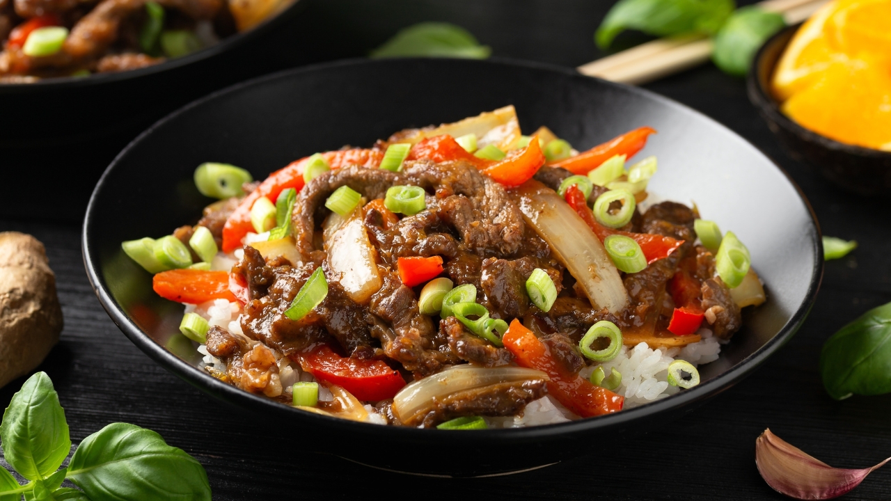 3. Ground beef stir-fry