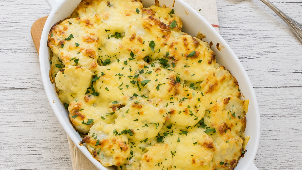 8. Loaded baked potato casserole