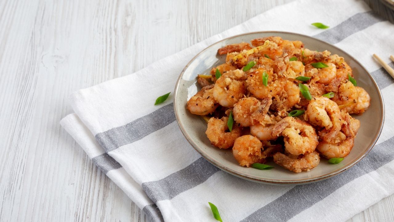 4. Salt and pepper shrimp