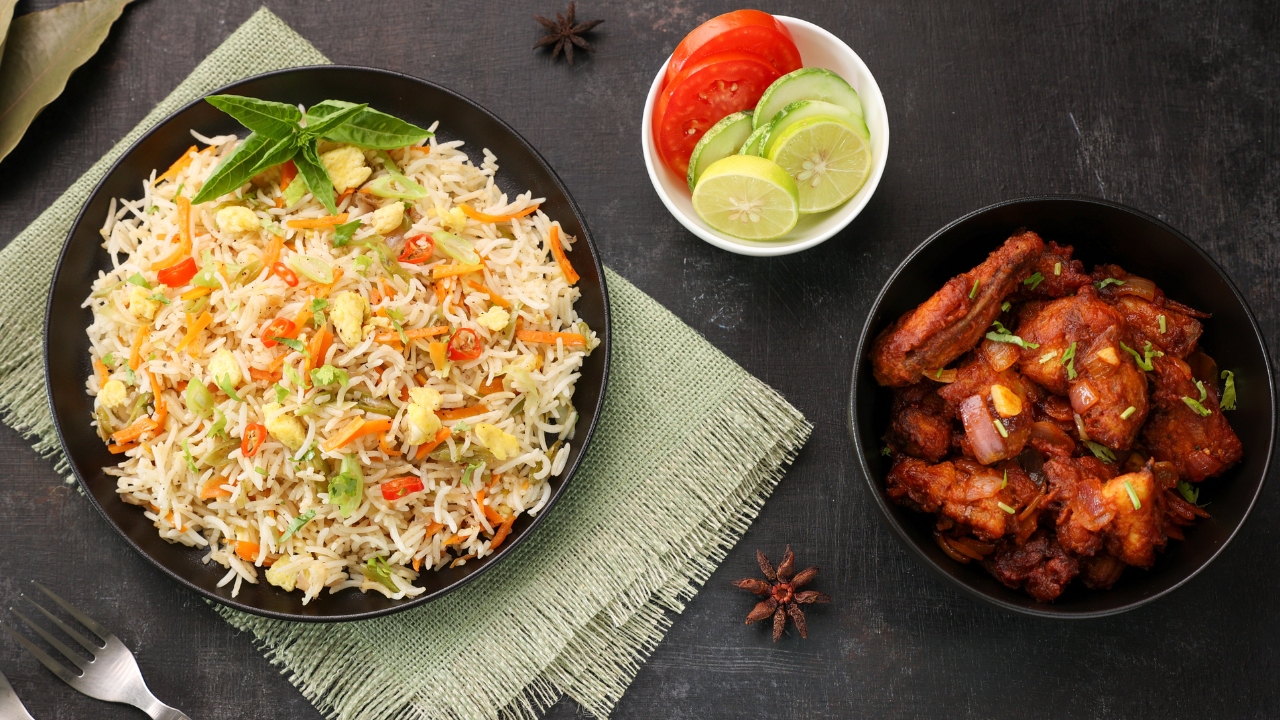 3. Easy chicken fried rice