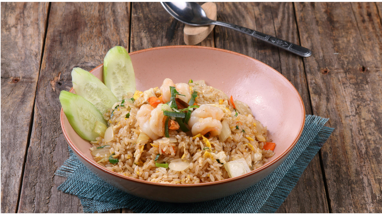 15. Firecracker Shrimp and Rice
