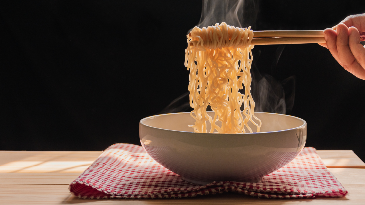 13. Instant noodles