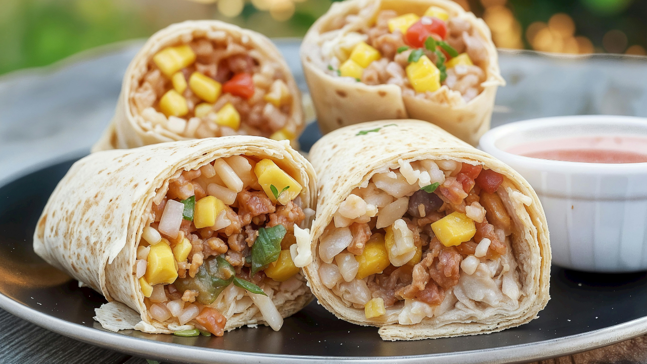 4. Cheesy Baked Burrito Rice
