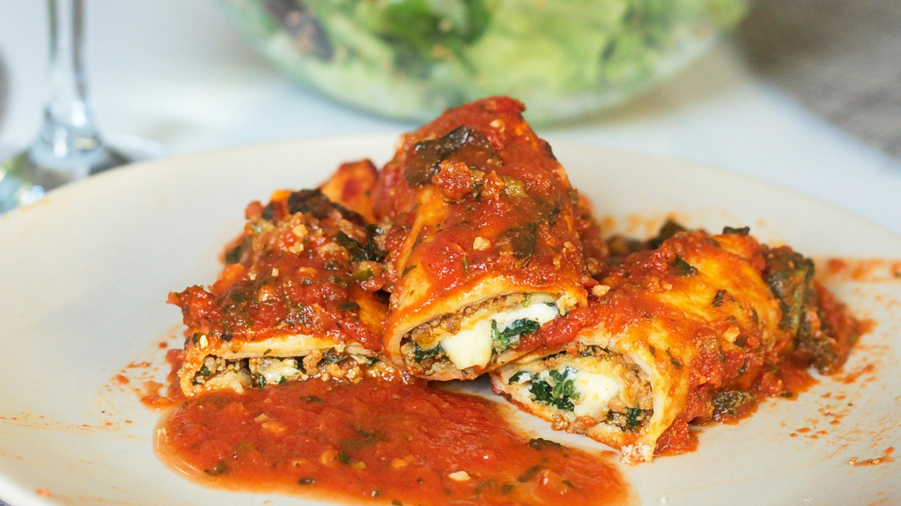 8. Zucchini Lasagna Roll-Ups