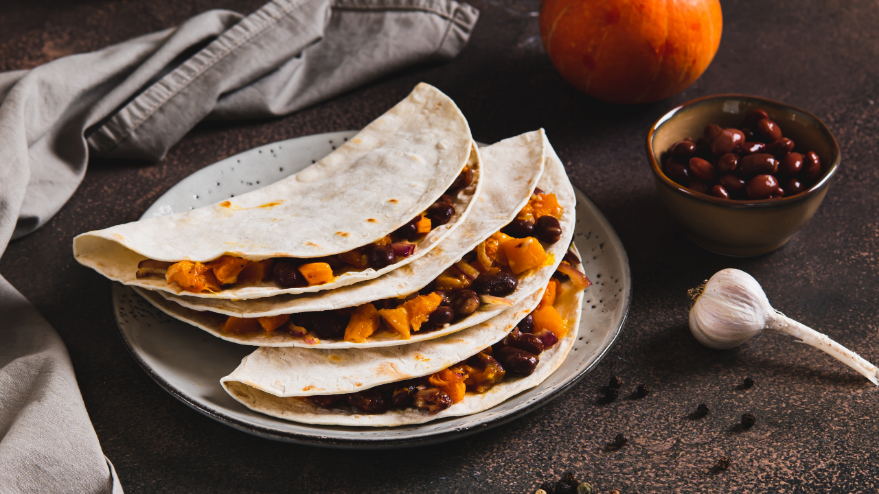 1. Black Bean Sweet Potato Taco Skillet