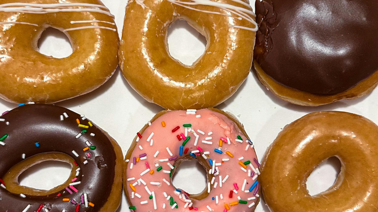 6. Krispy Kreme doughnuts