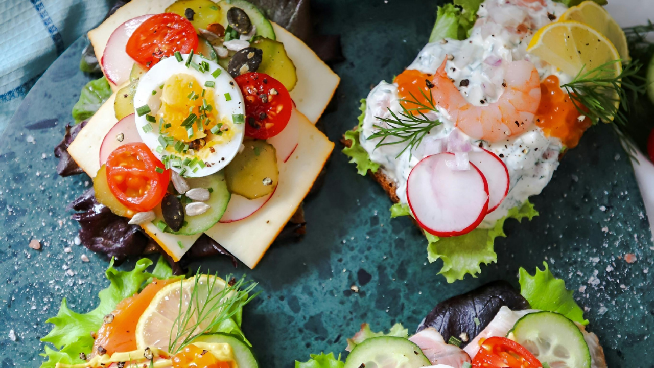 10. Nordic open-faced sandwich