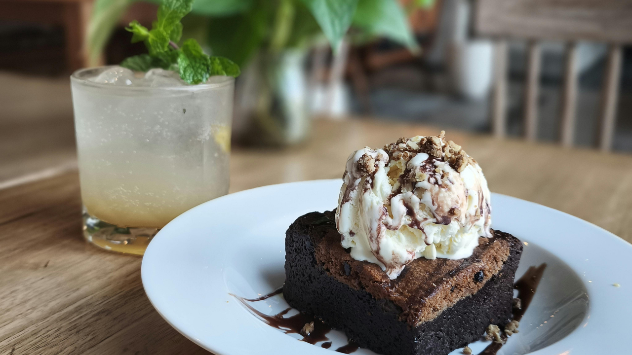 15. Mint Brownie Pie