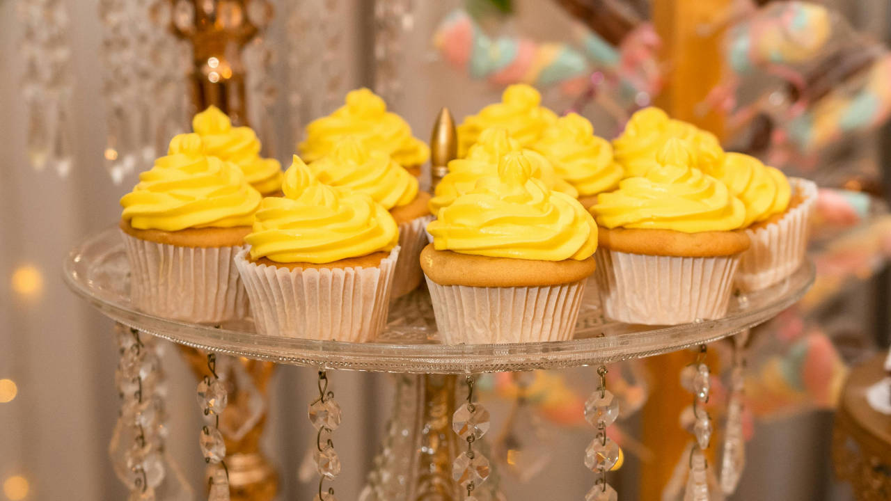 12. Yellow Cupcakes