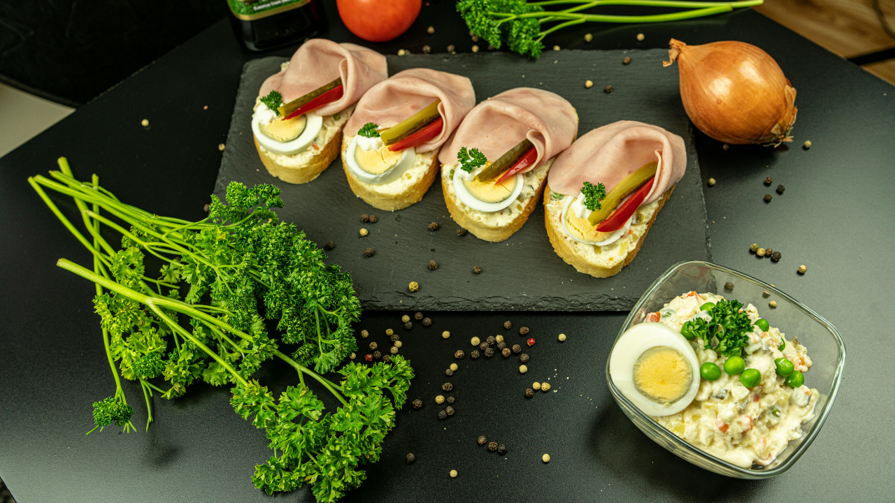 1. Deviled ham spread