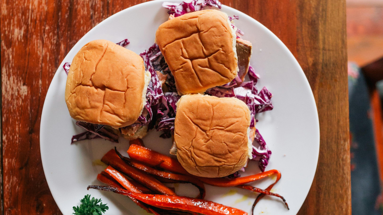 16. Pulled pork sandwiches