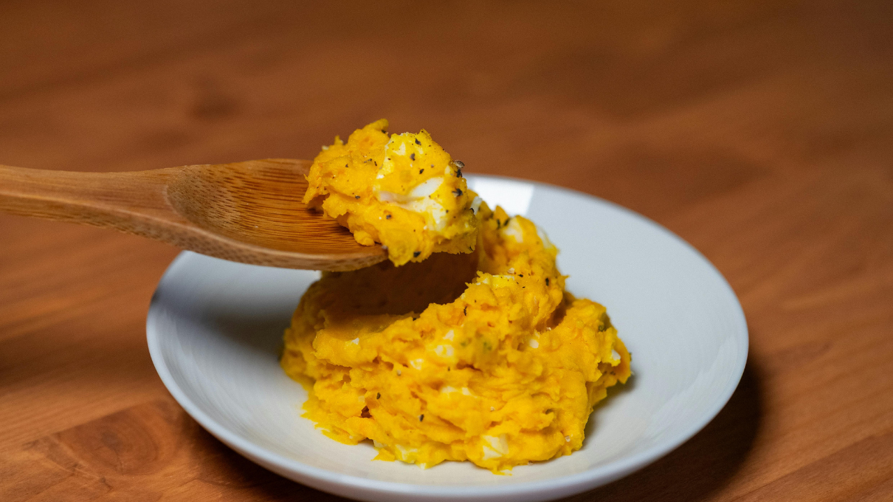 21. Mashed sweet potatoes