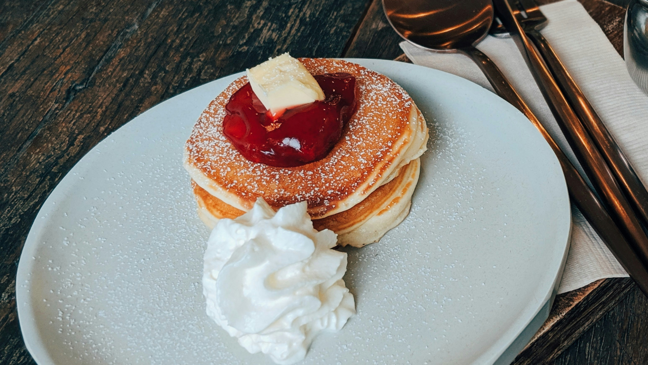 5. Cream cheese pancakes