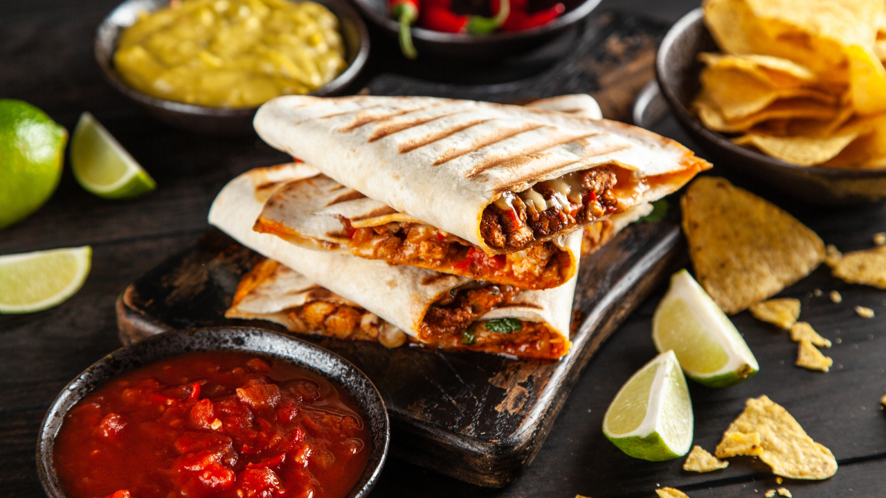 13. Chicken quesadillas