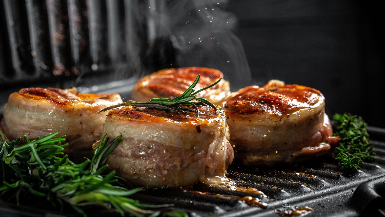 17. Bacon-wrapped filet