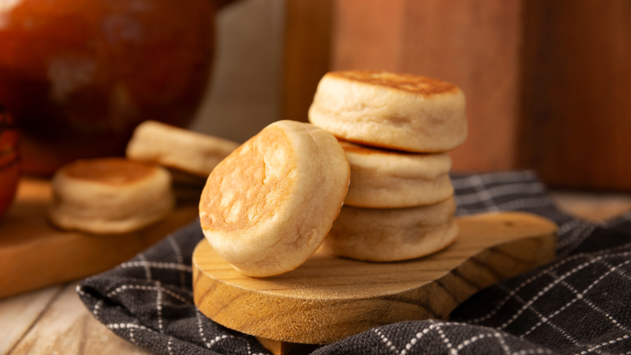 19. Two-ingredient English muffins