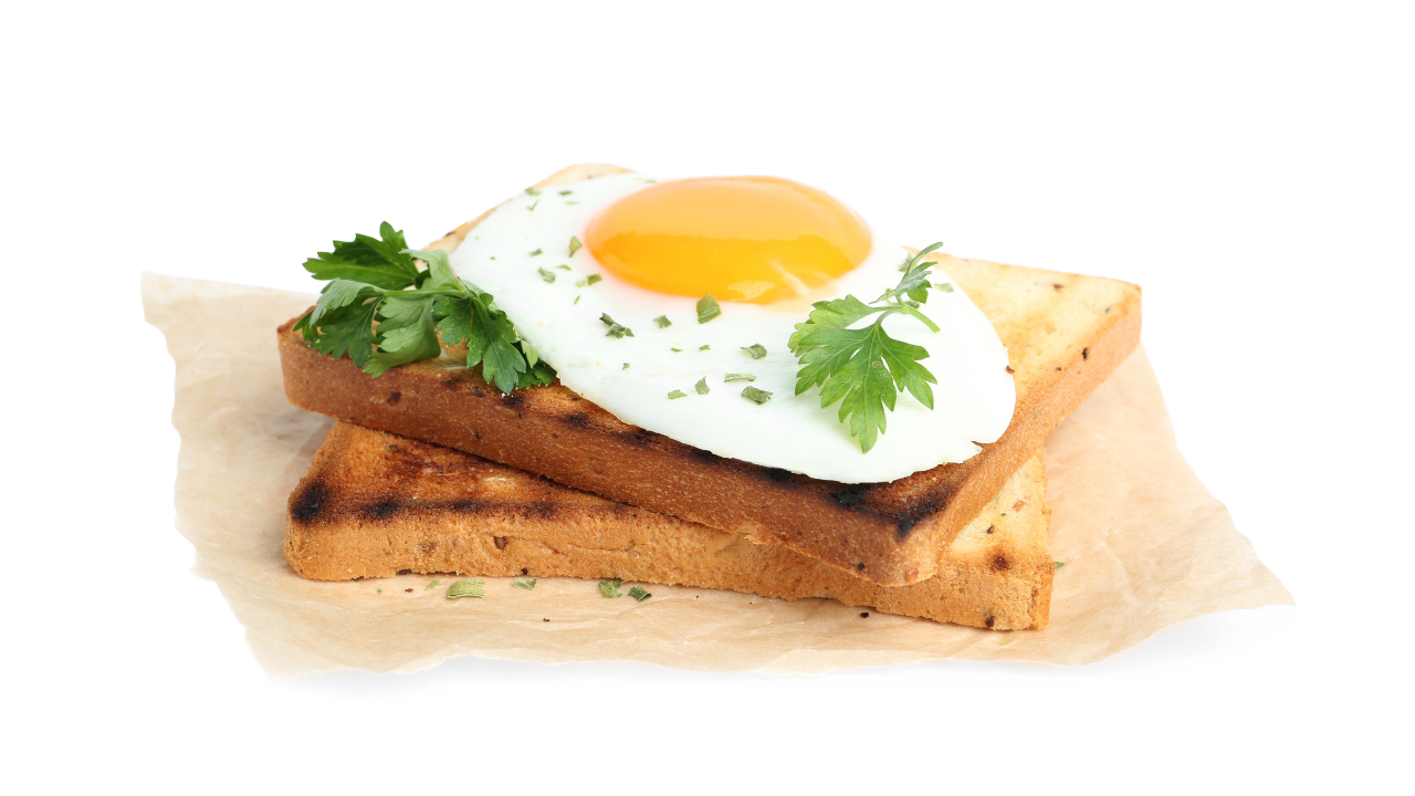 6. Fried Eggs and Toast