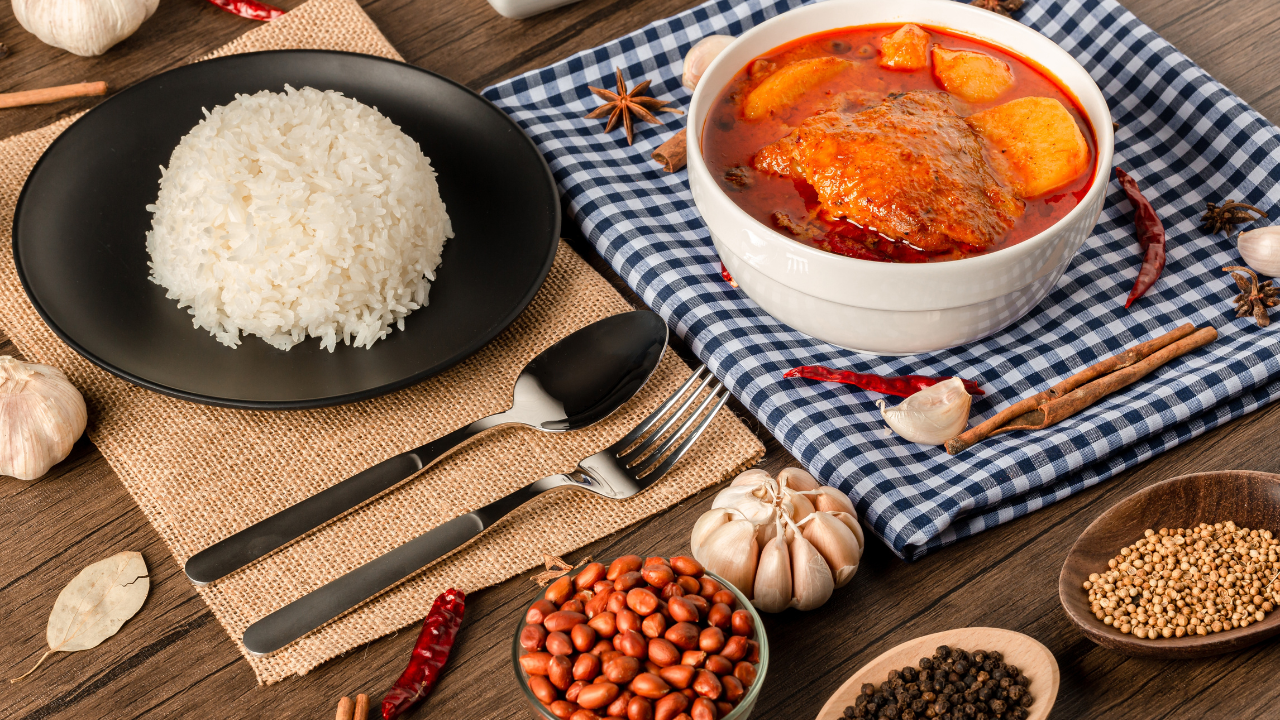 15. Massaman chicken curry