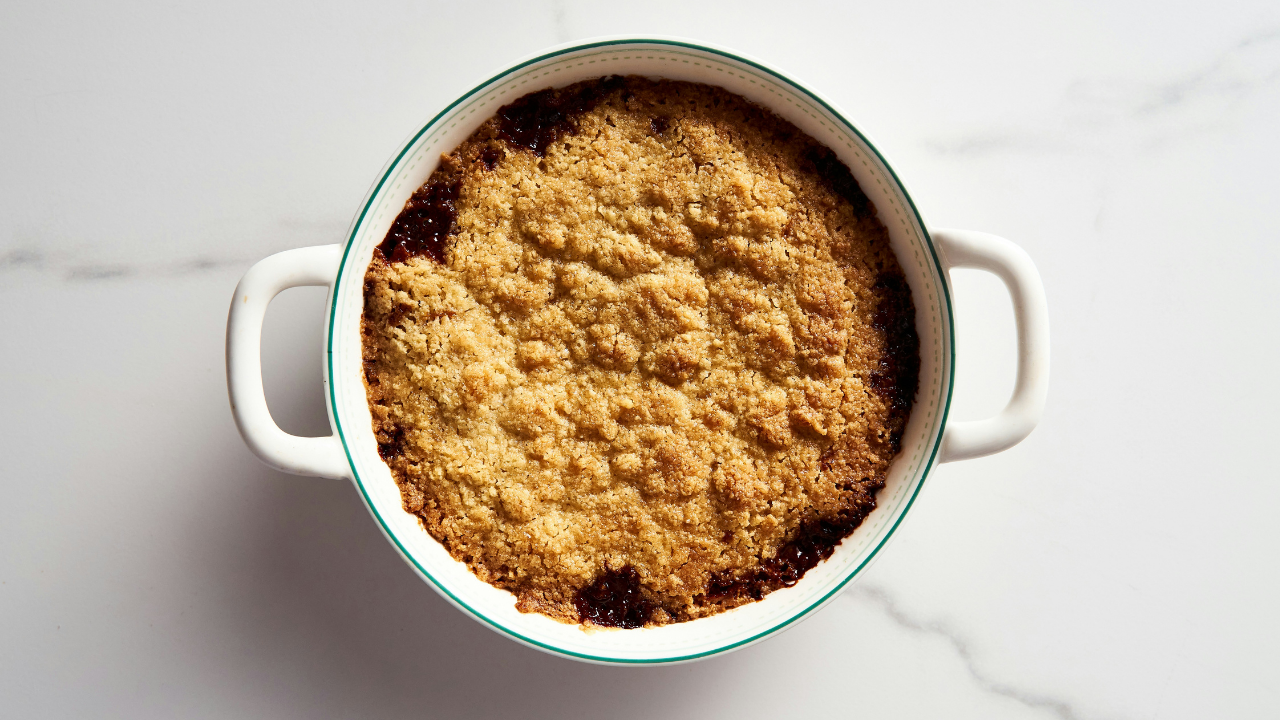 1. Buttery Blueberry Cobbler