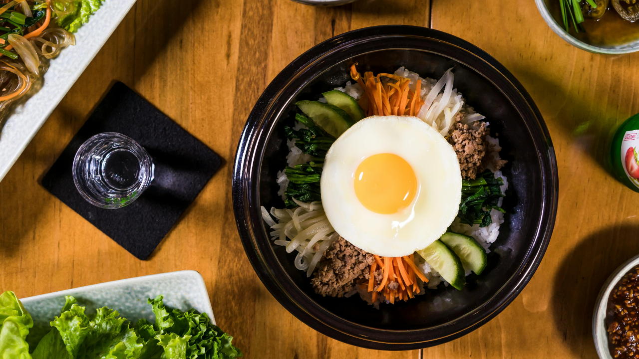 24. Sheet pan bibimbap