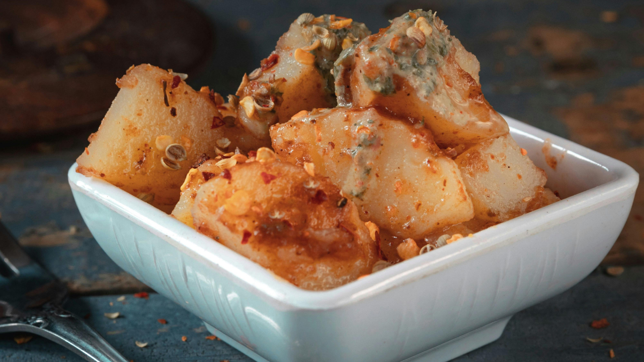 16. Spicy Bombay potatoes