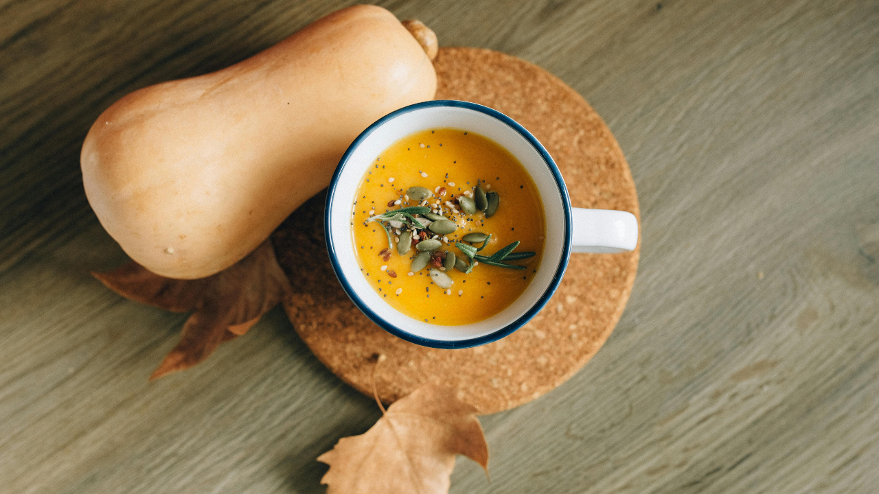 14. Thai curried butternut squash soup