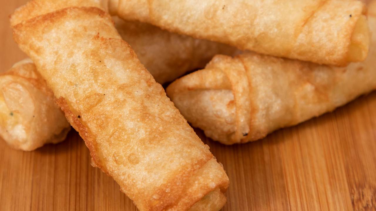 13. Vegan egg rolls