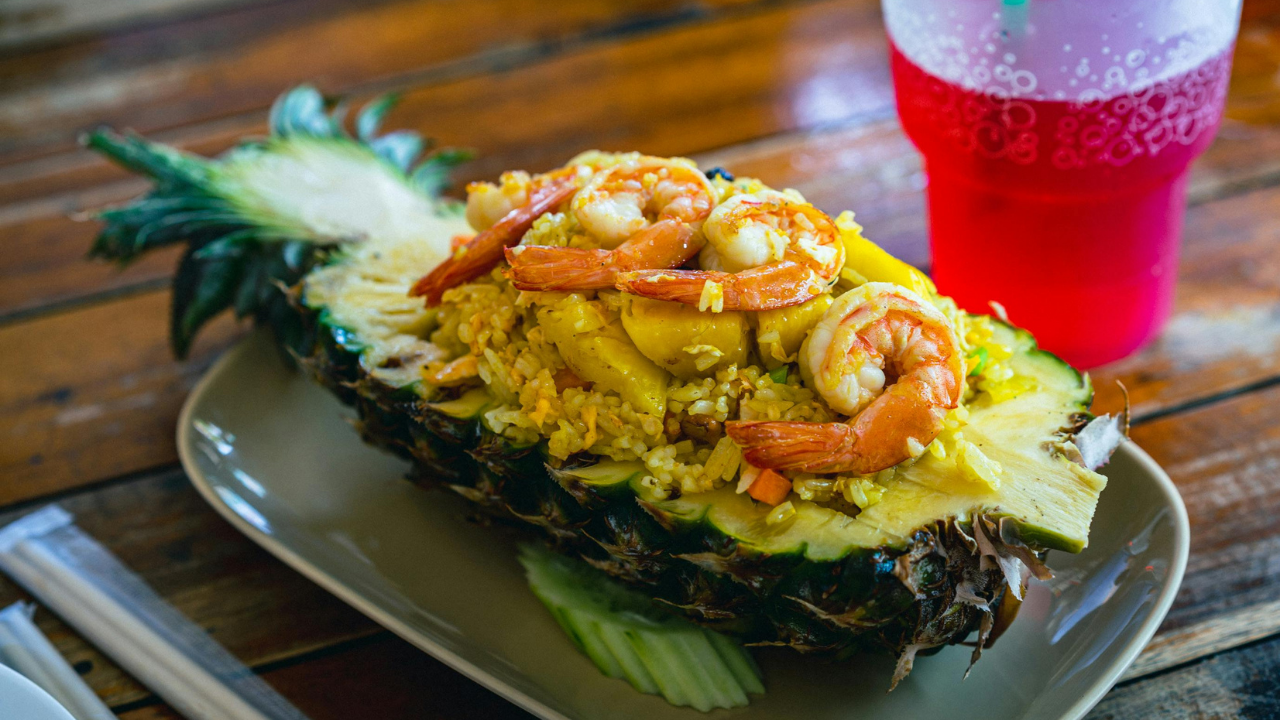 27. Pineapple fried rice