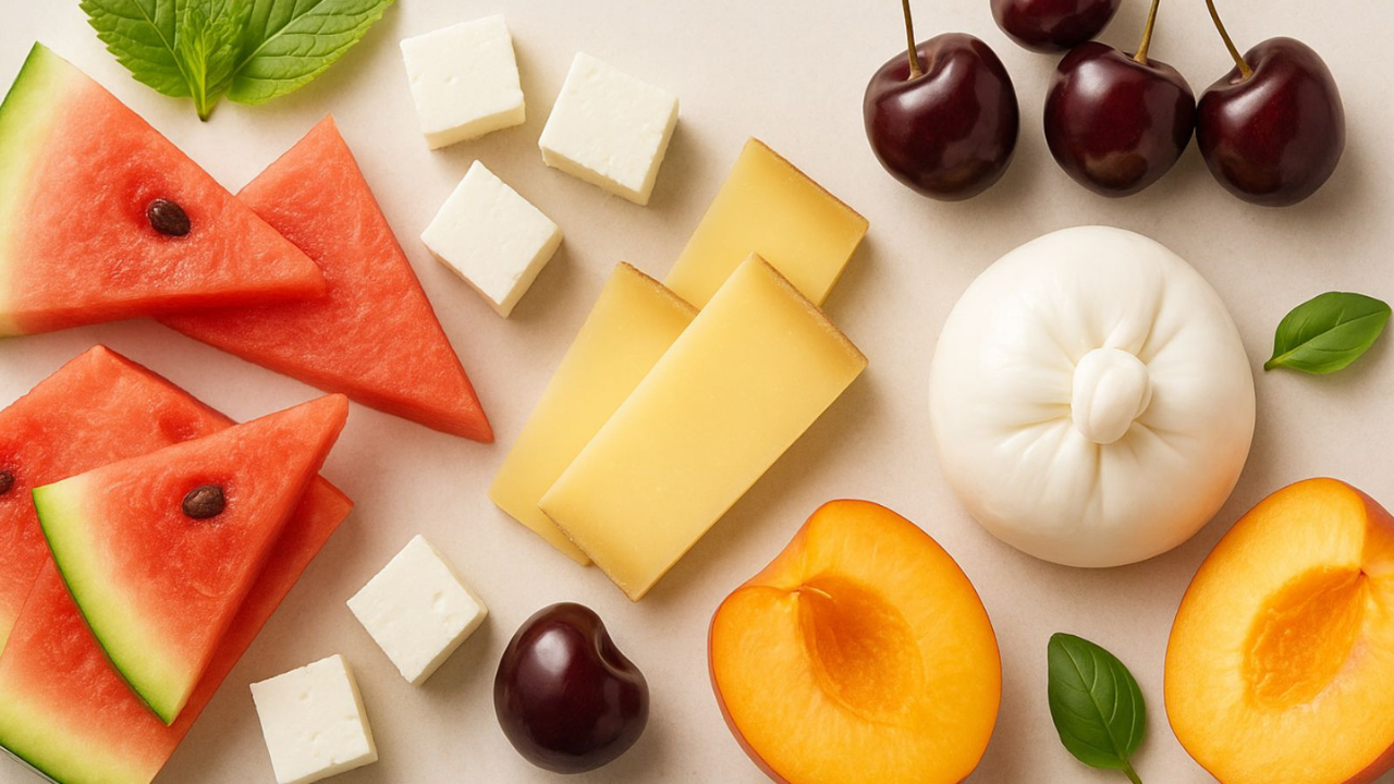 10. Cheese With Fruit