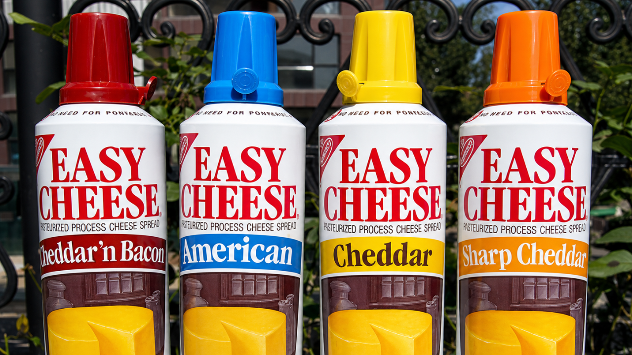 3. Spray Cheese
