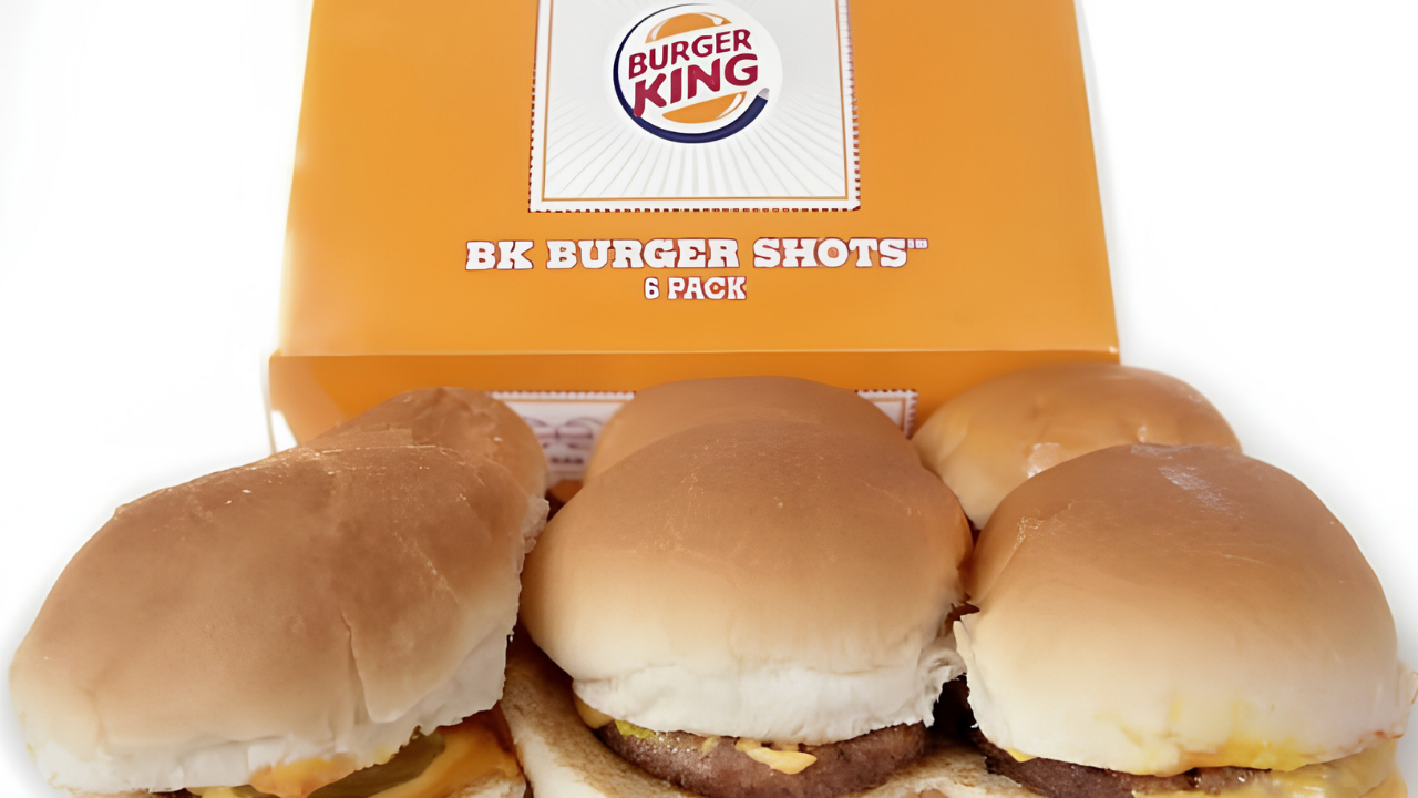 10. Burger King’s Burger Shots