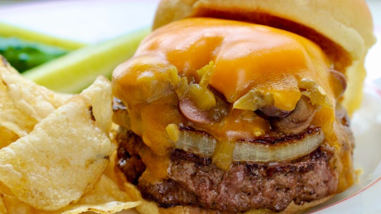 6. Steamed Cheeseburger