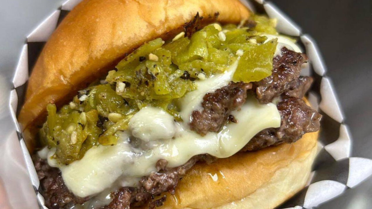 4. Green Chile Cheeseburger