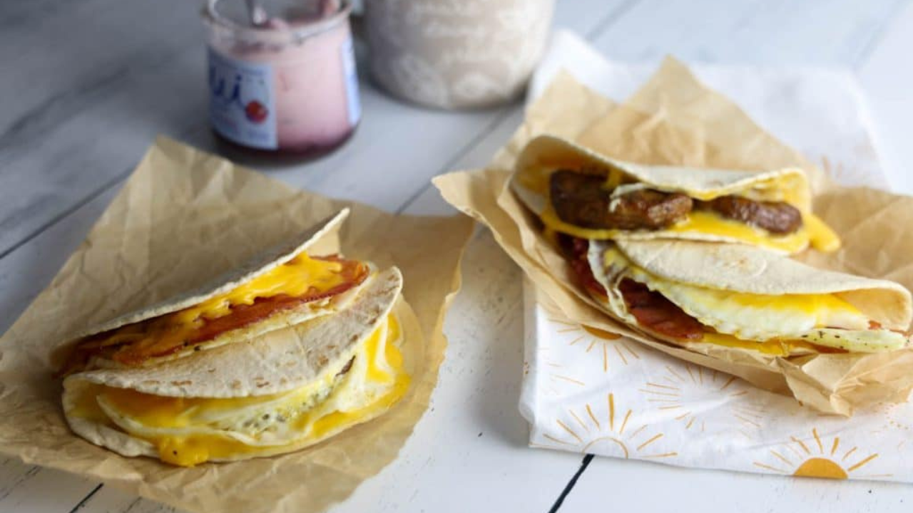 10. Dunkin': Kosher Veggie Bacon Wake-Up Wrap